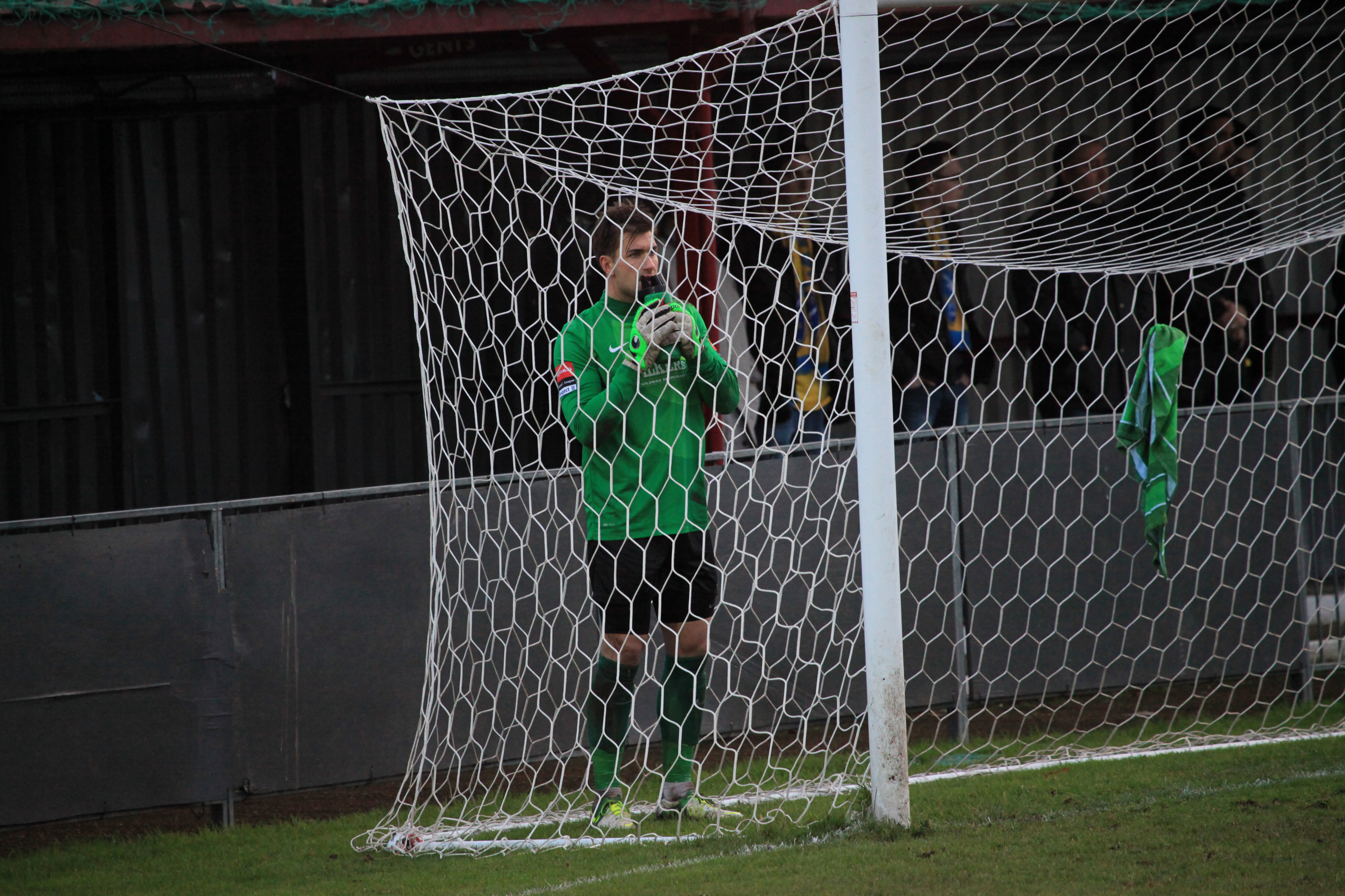 anyone needs a drink if they are in goal for Carshalton!