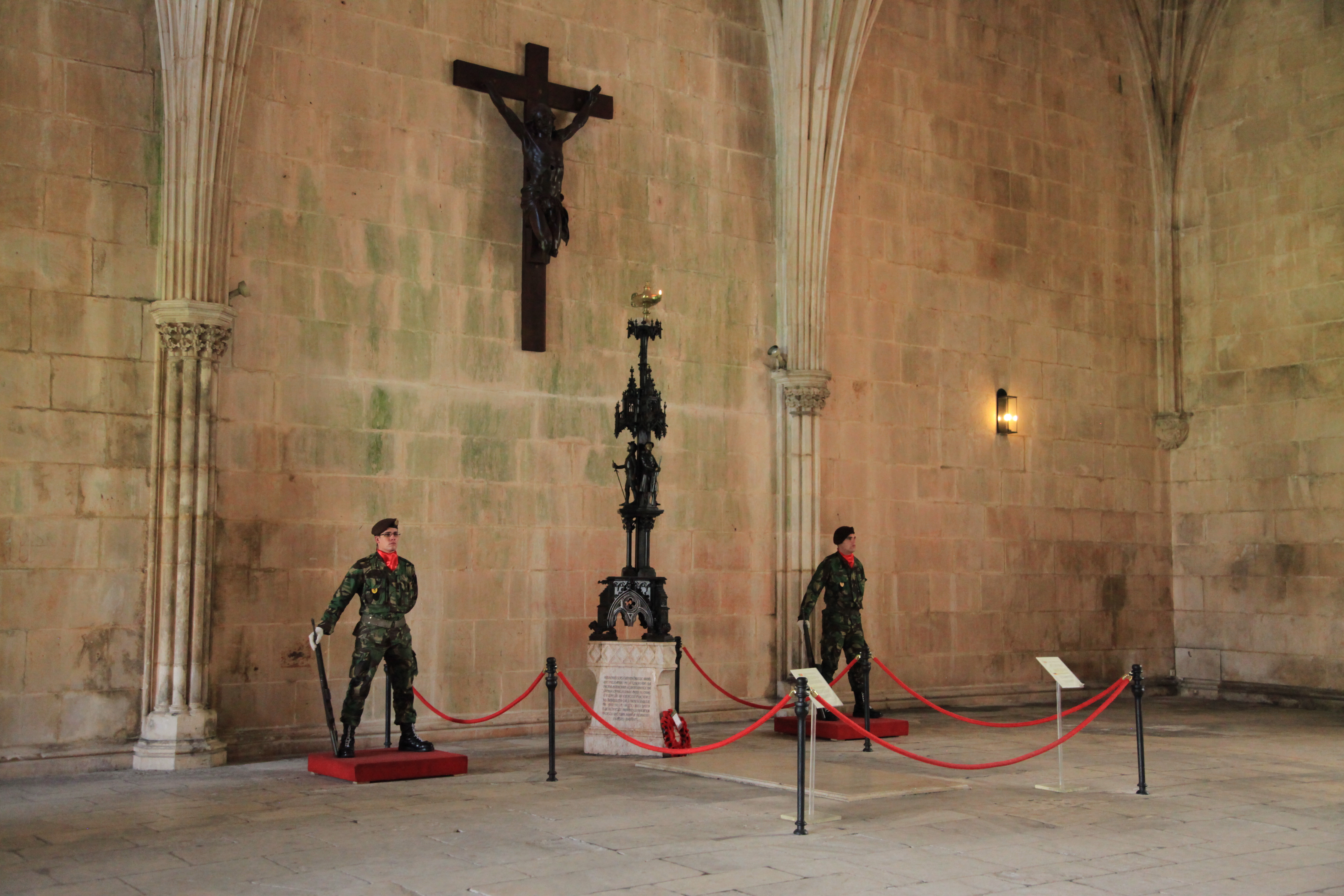 Soldiers in Batalha Monastery