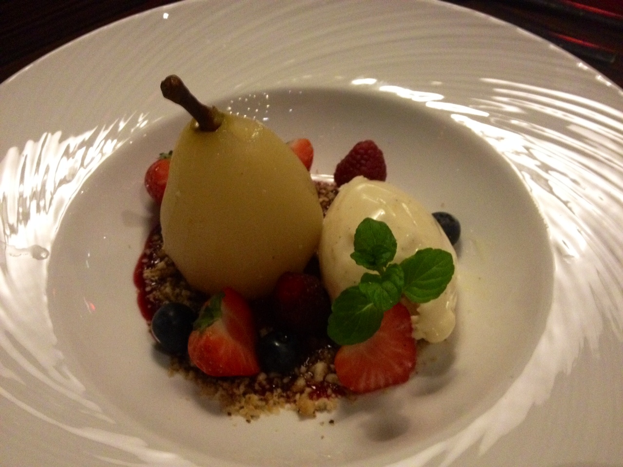 Poached Pear