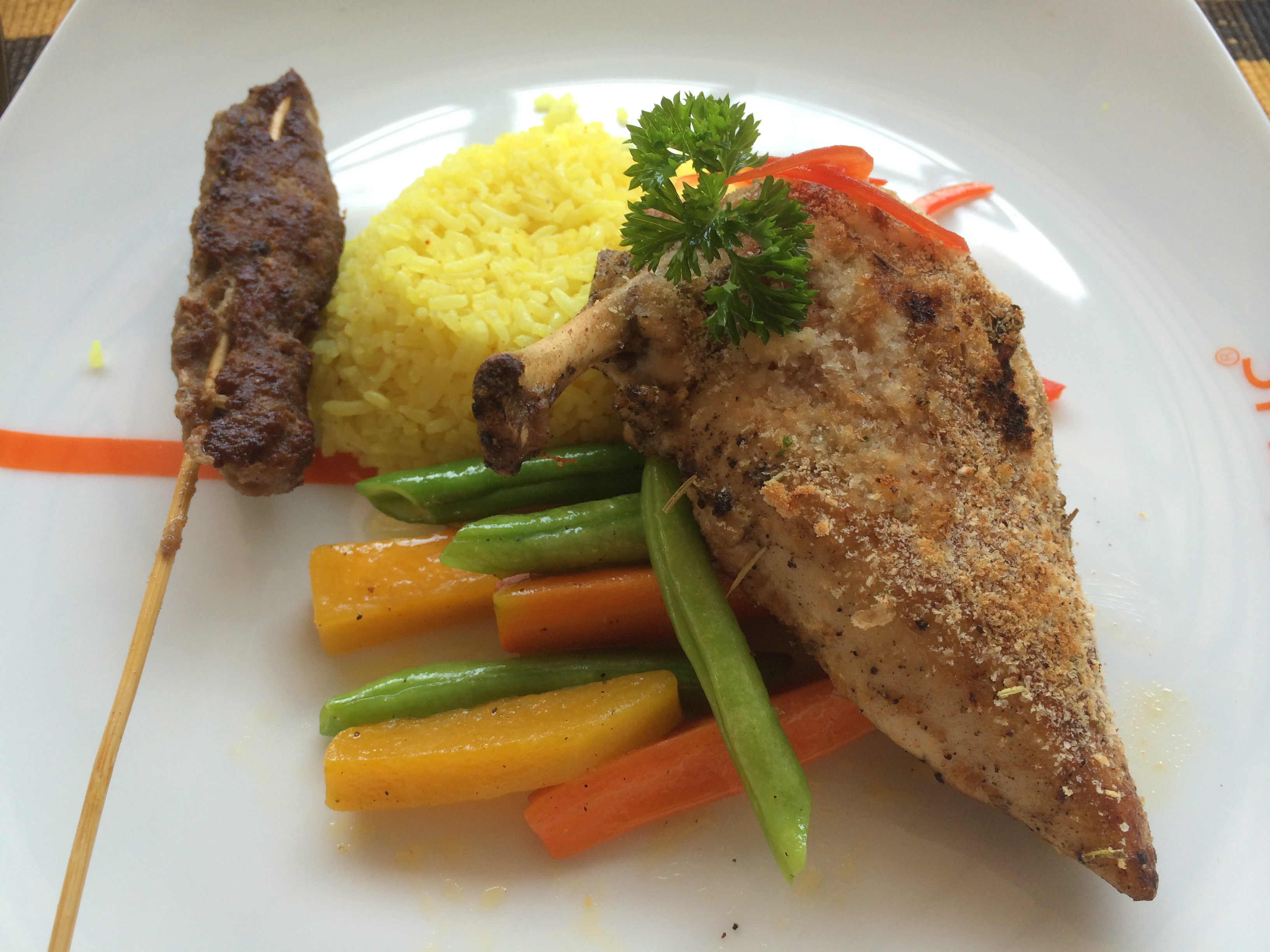 Herb Crusted Chicken Breast. A rarity .Copyright Chris Bushe