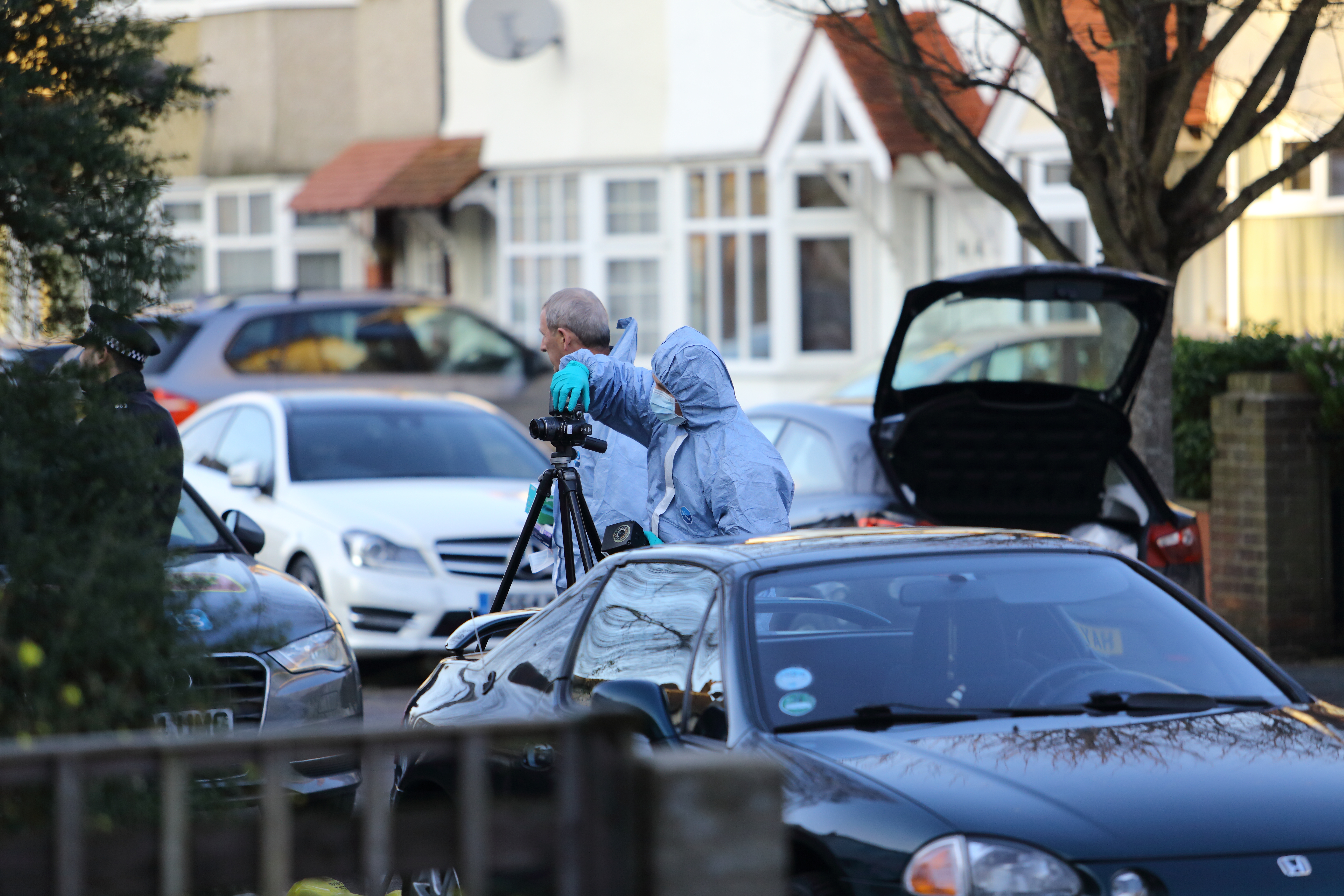 Motspur Park Murder . Copyright Chris Bushe