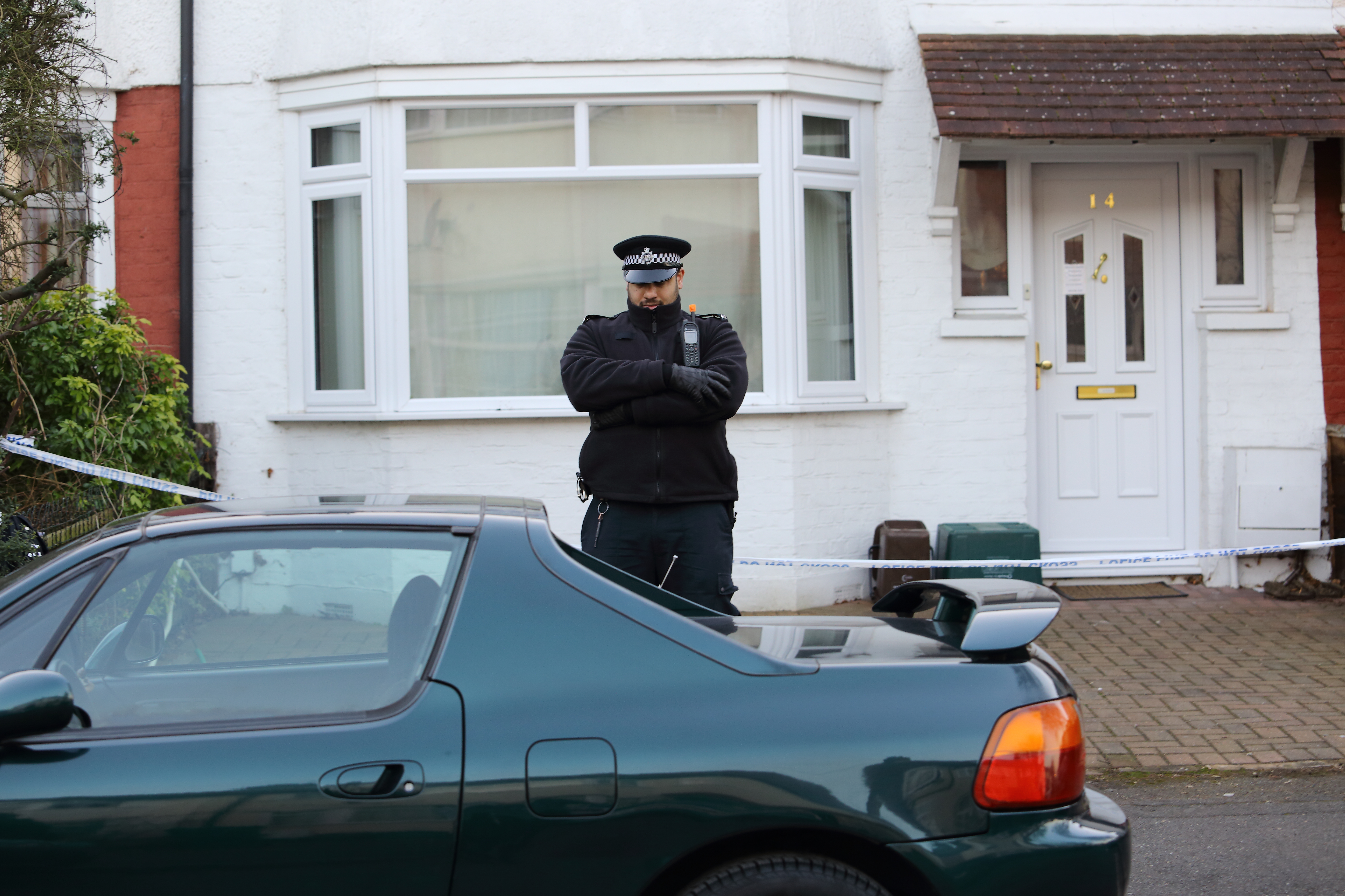 Motspur Park Murder . Copyright Chris Bushe