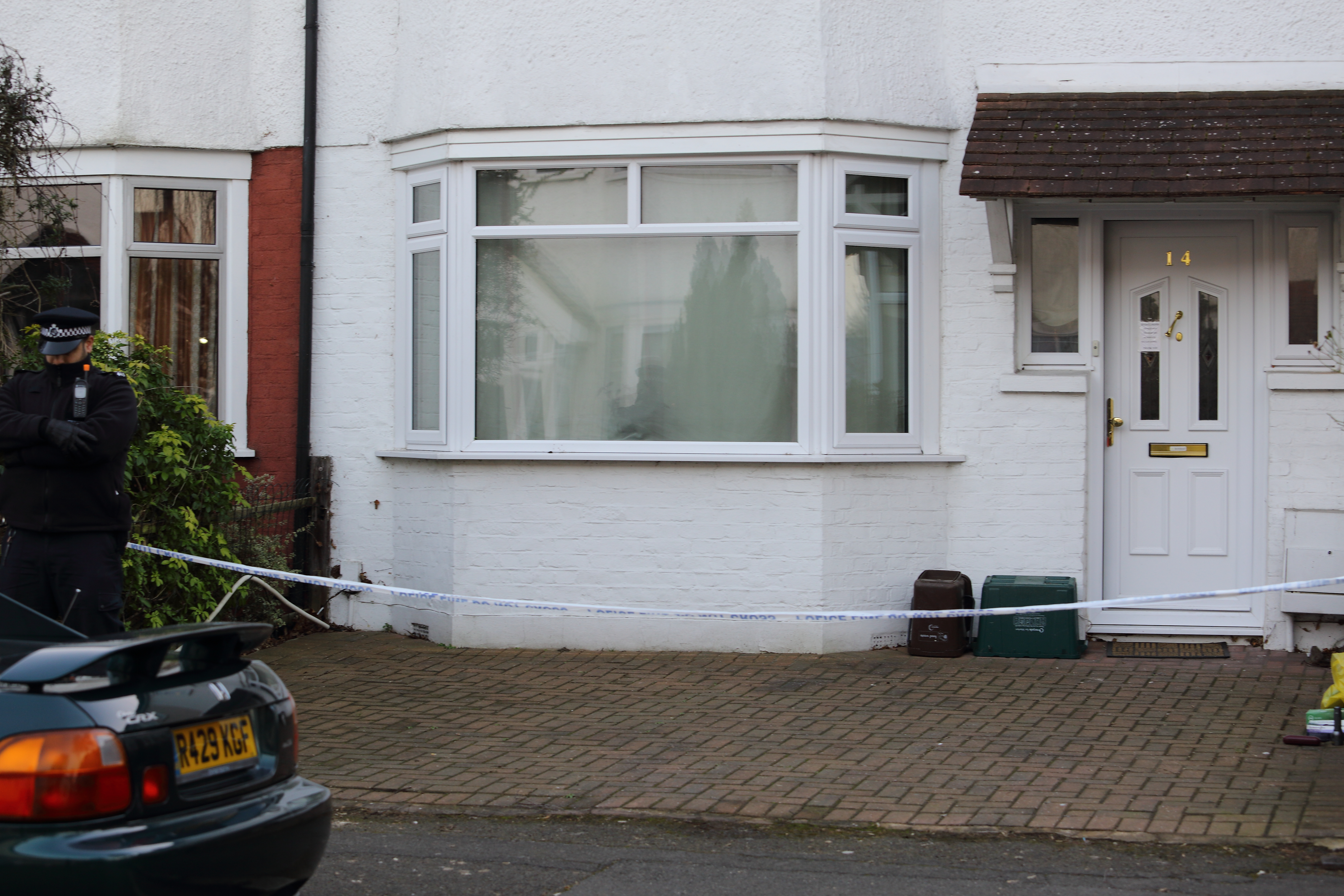 Motspur Park Murder . Copyright Chris Bushe