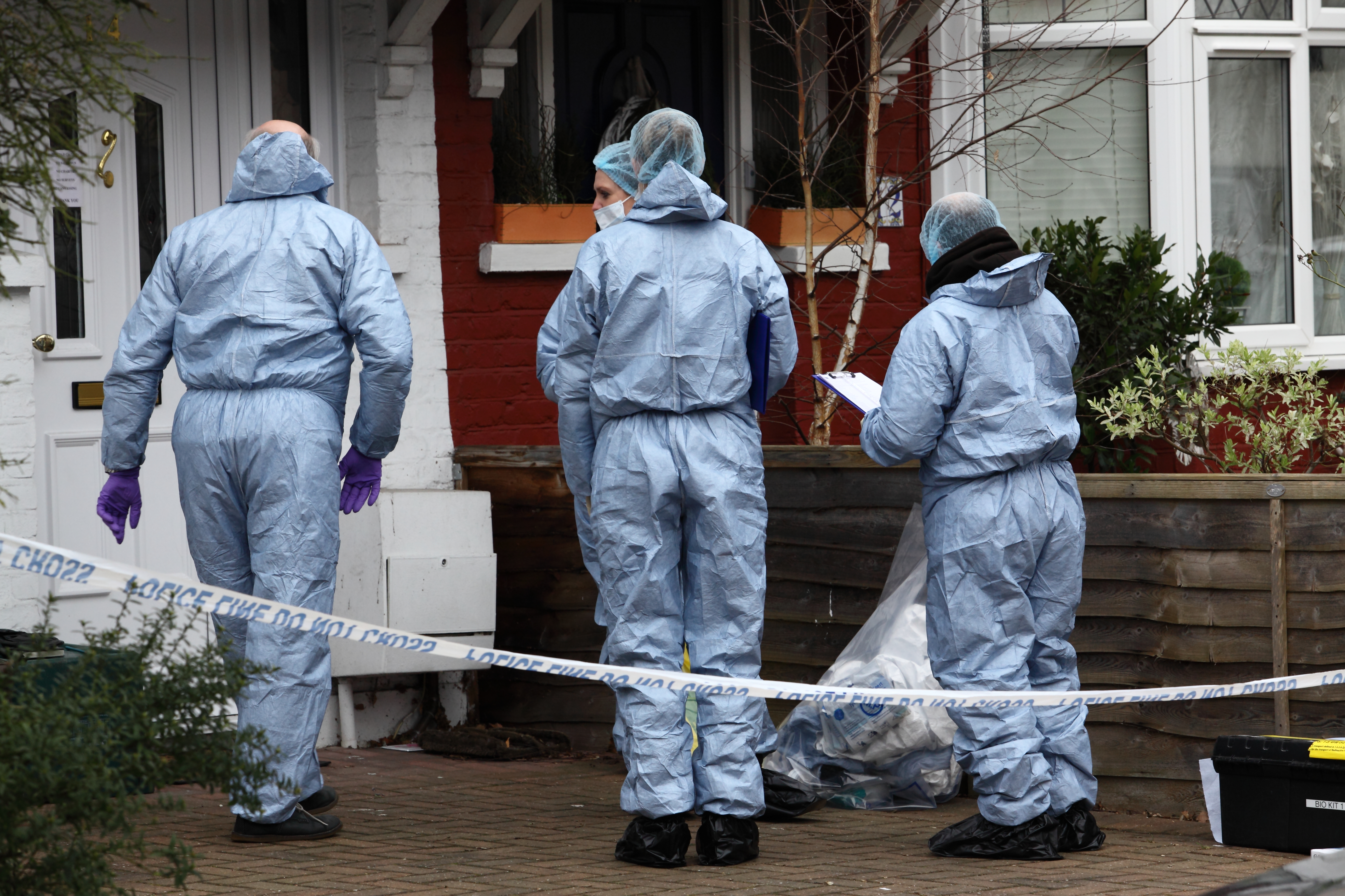 Motspur Park Murder . Copyright Chris Bushe