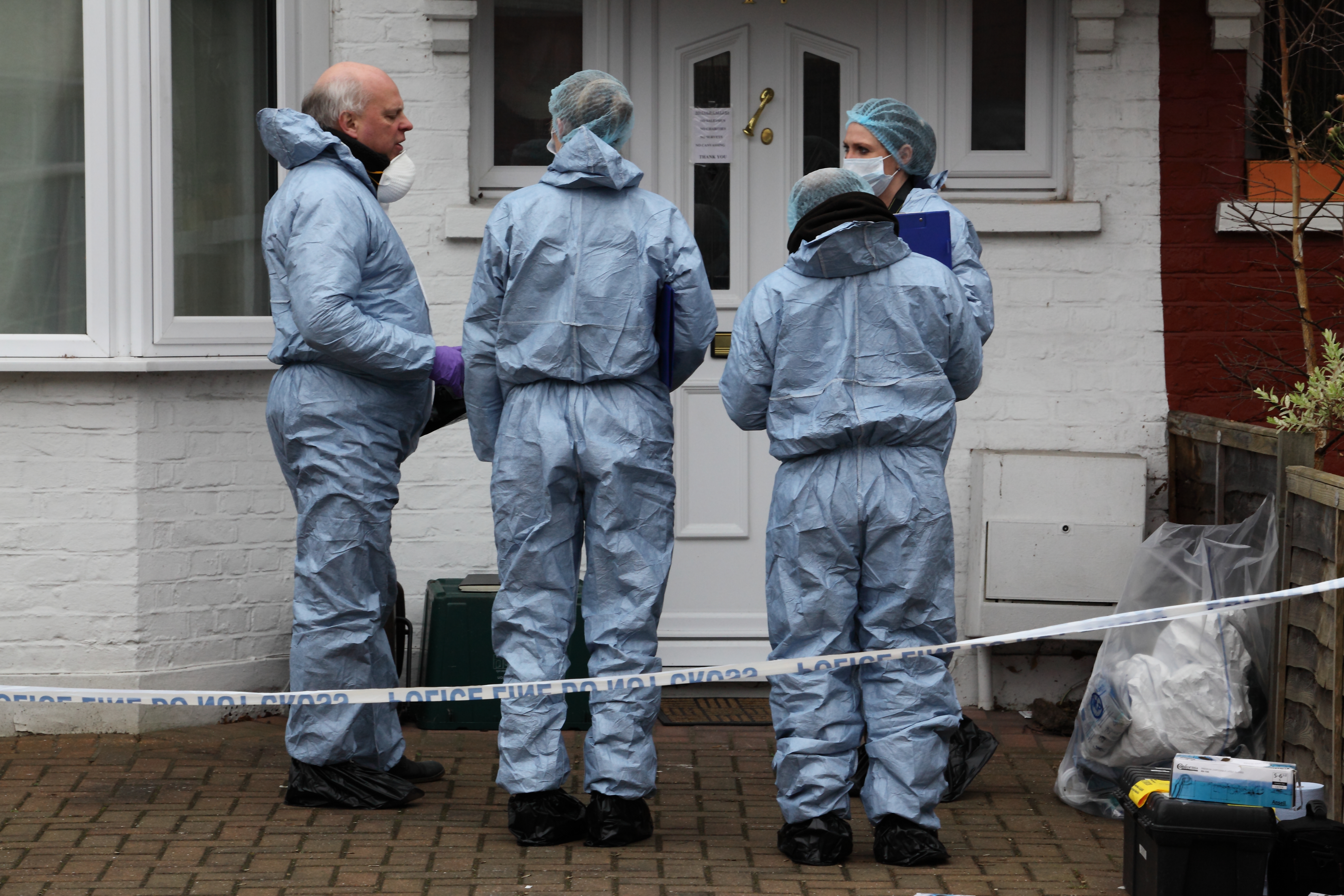 Motspur Park Murder . Copyright Chris Bushe