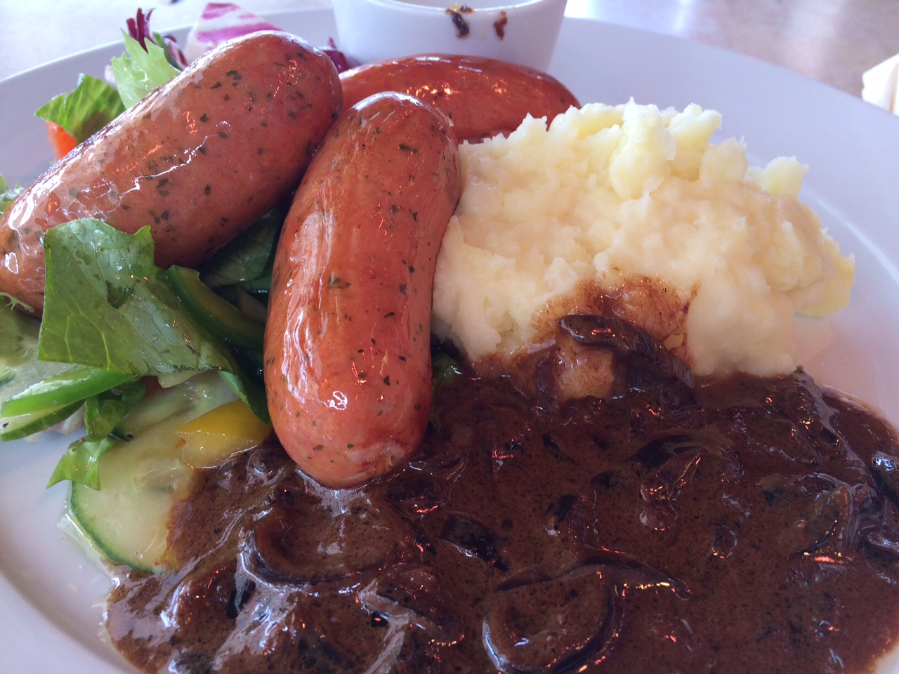 Sausages and Mash