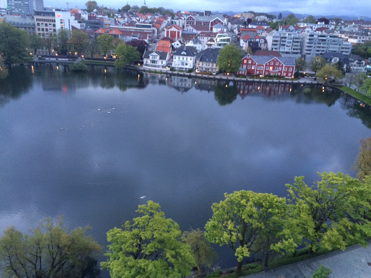 View of lake at 4.30 am