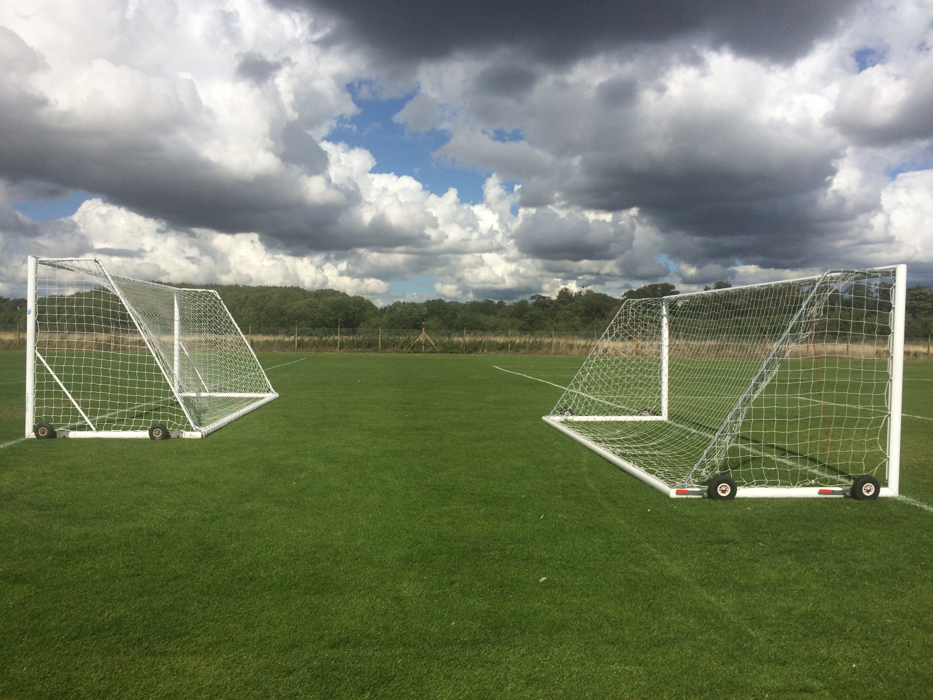 Watching youth team football at Brentford training ground