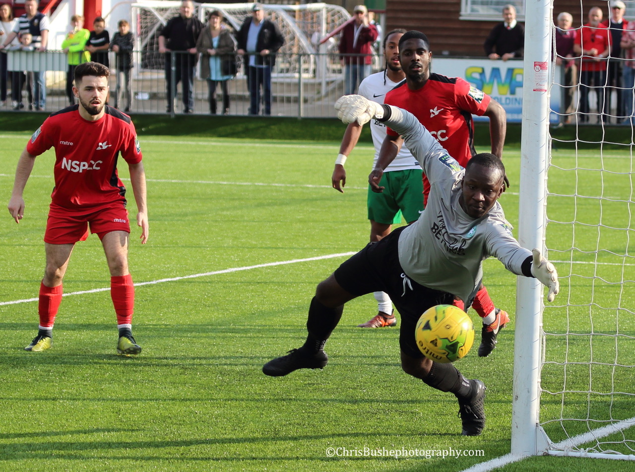 The Whyteleafe goal led a charmed life at times