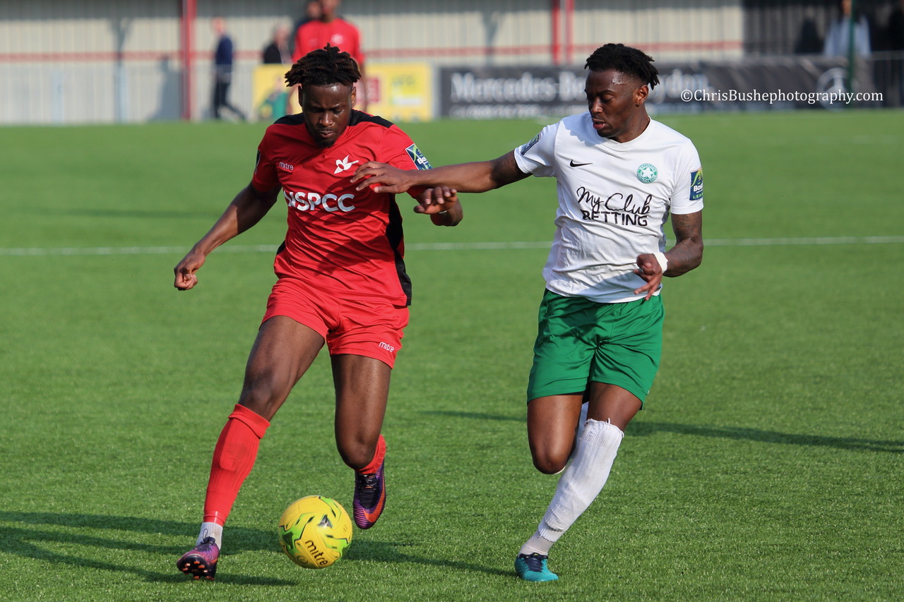 Charlie Pattison caused problems all game on the right wing with his running and crossing